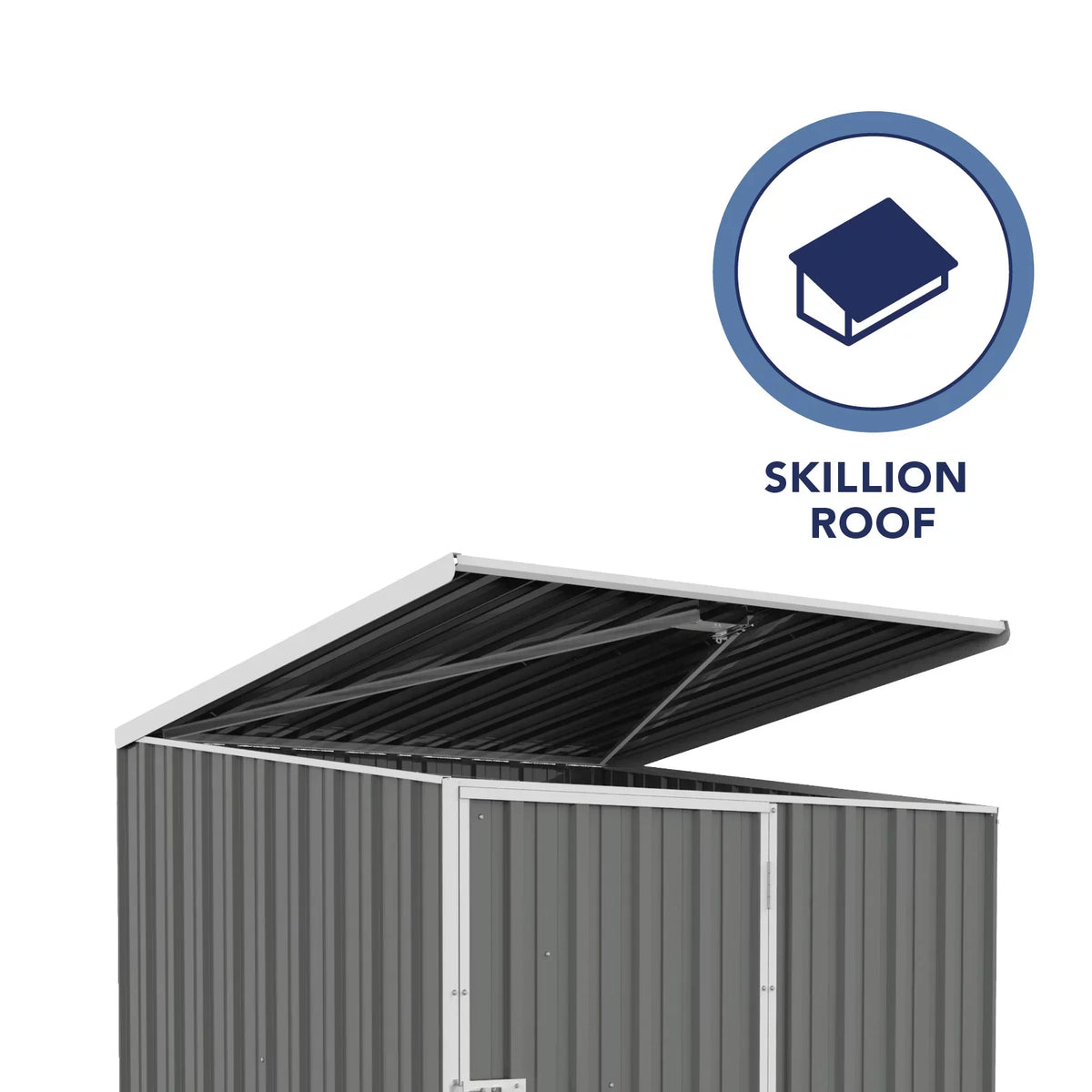'- Pool x 5 ft. Gray Multipurpose Absco Pump Woodland AB1070 5 Metal Shed