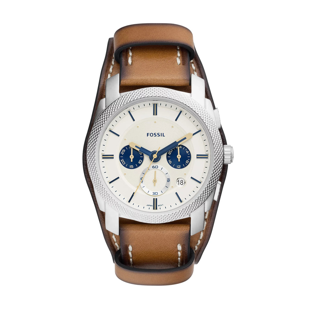 Fossil Eco Tan Machine Leather Men's Chronograph Watch