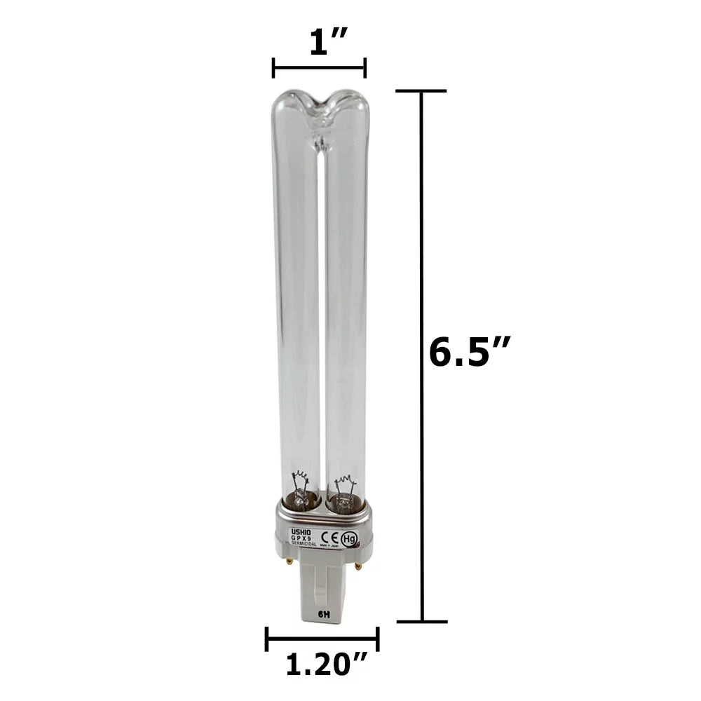 Pressure USHIO Lamp Germicidal Mercury-Arc Low 9W GPX9