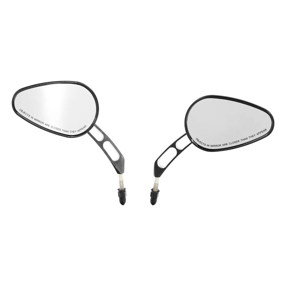 8mm Softail View 2005-2017 Rear Deluxe Mirrors Harley Fits 2016 Fits FLSTN Teledu