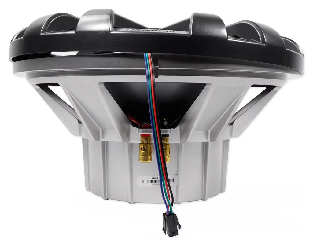 MXA1244 Memphis Audio 12" Watt Subwoofer Boat Marine LED Sub 4-Ohm Dual 500