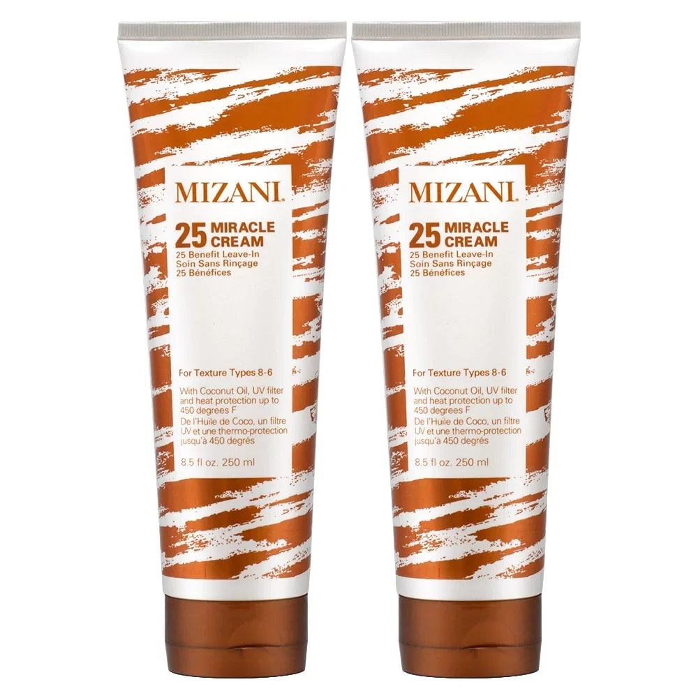 (Pack Leave in Mizani Miracle Cream of 2) 25 8.5oz