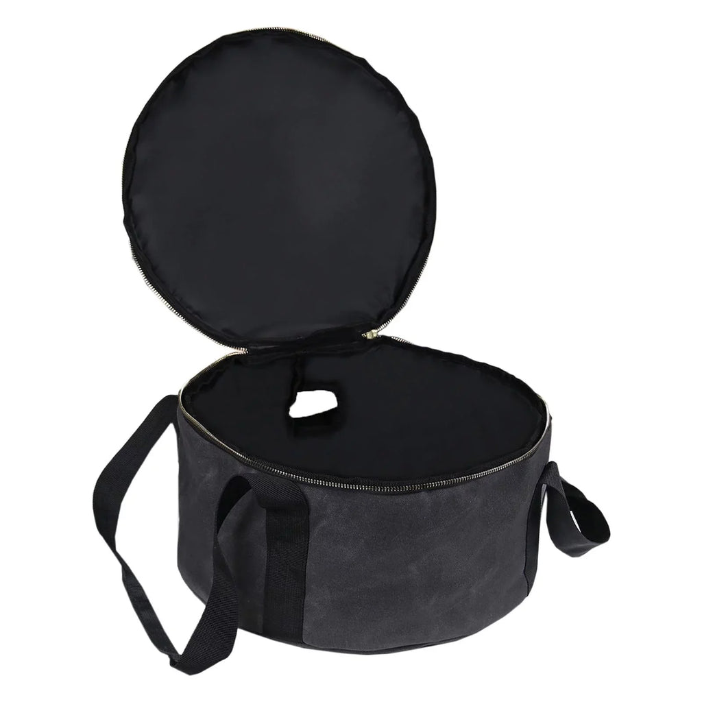 for Dutch Durable Handbag Multipurpose Bag Carry Cookware Bag - Activities Container Gray Storage BBQ Oven Camping Accessories ,Outdoor ,Fishing 12"