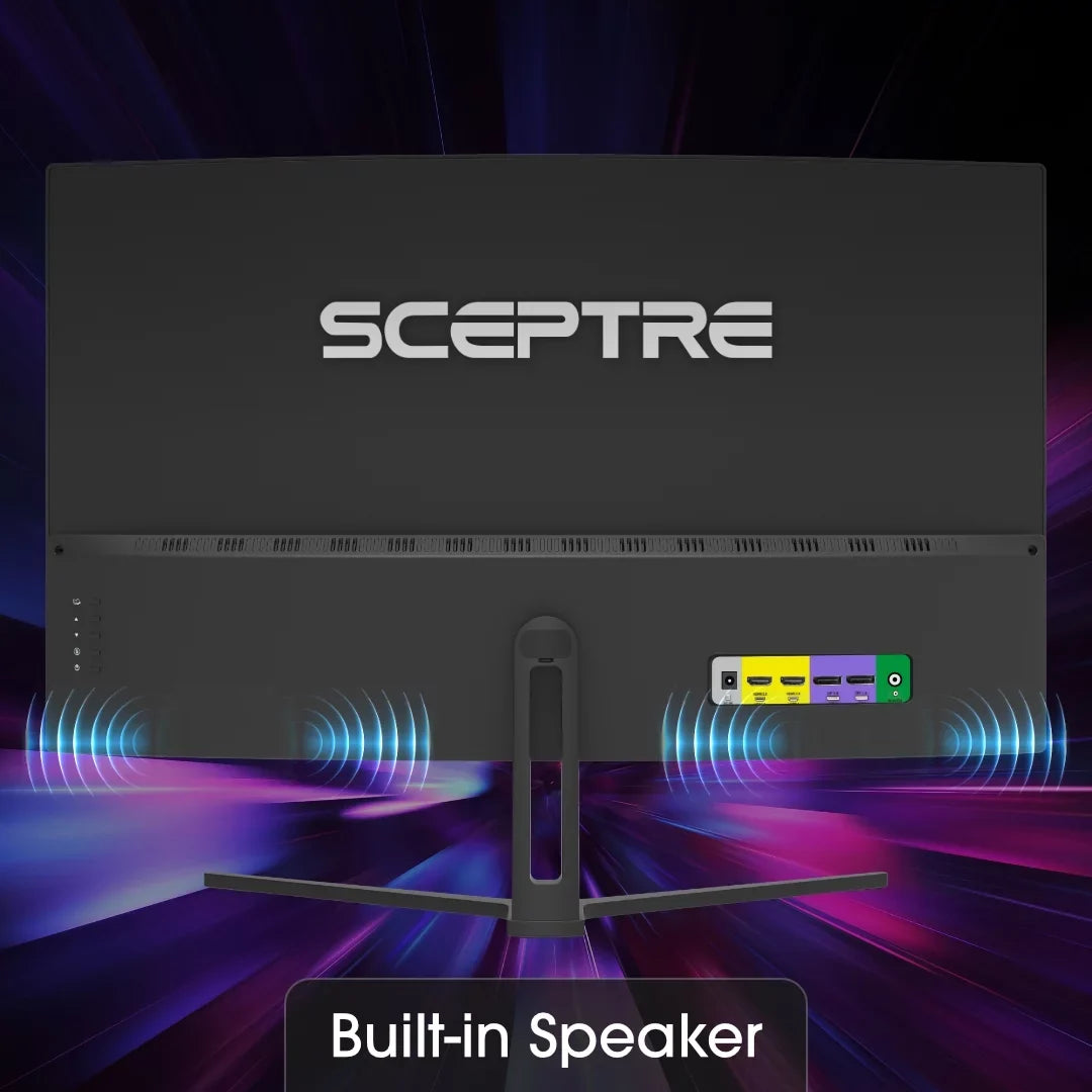 Build-in Curved DisplayPort Gaming Machine sRGB FreeSync 99% 32-inch DisplayPort Monitor (C325B-185RD) 165Hz Speakers, up Sceptre HDMI 240Hz to 144Hz AMD