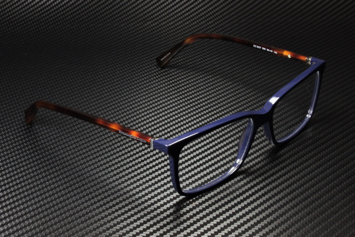 Men's Demo 090 Ermenegildo 56 Square Zegna EZ5027 Eyeglasses