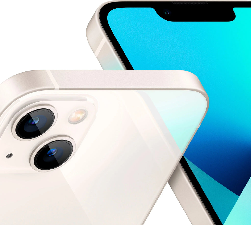 (Boost 128GB Mobile) Restored 13 iPhone (Refurbished) Apple Starlight Mini