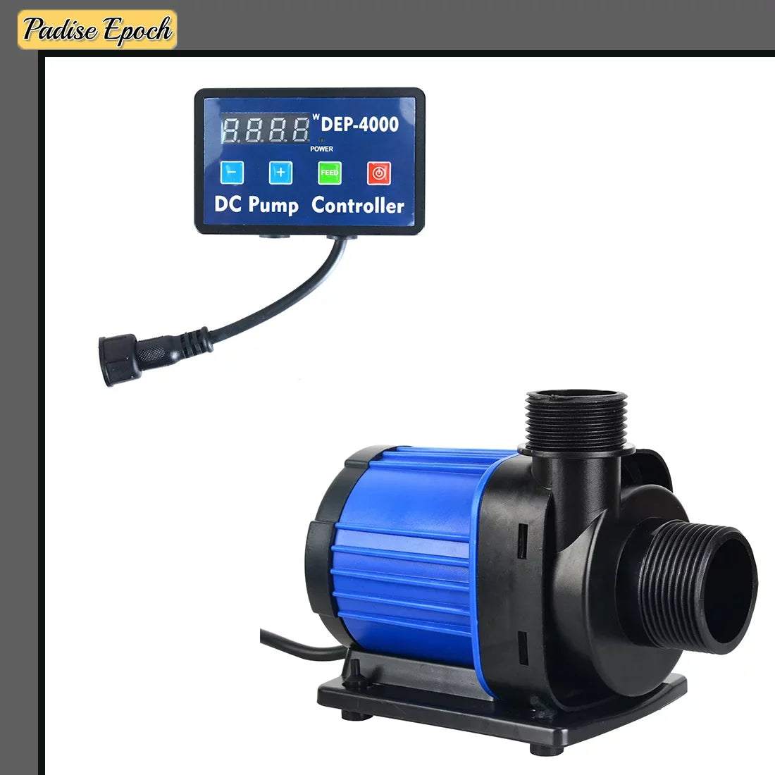 1052 Circulation Return with Memory Water Sump Controller Feeding Aquarium Fountain Tank with and for 24 and Mode DC Pump Pond Function Submersible and Pump Fish Inline GPH V Quiet