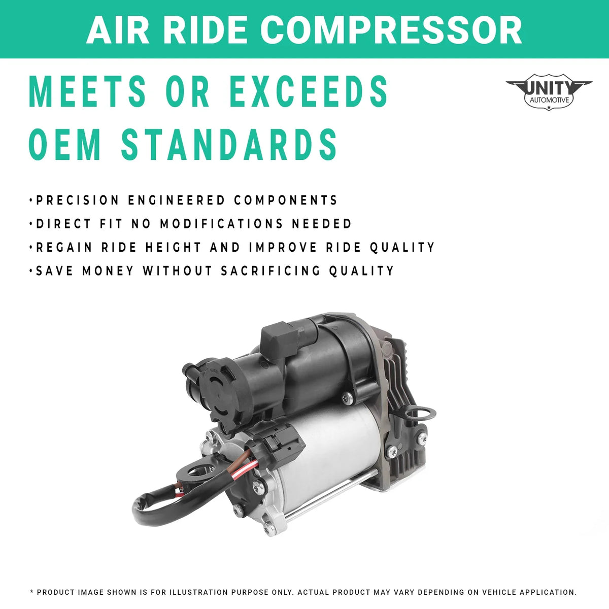 Gran Fits Air Unity Automotive Full BWM Turismo, 535i 2011-2016 with Suspension Cage 20-025700-C Compressor