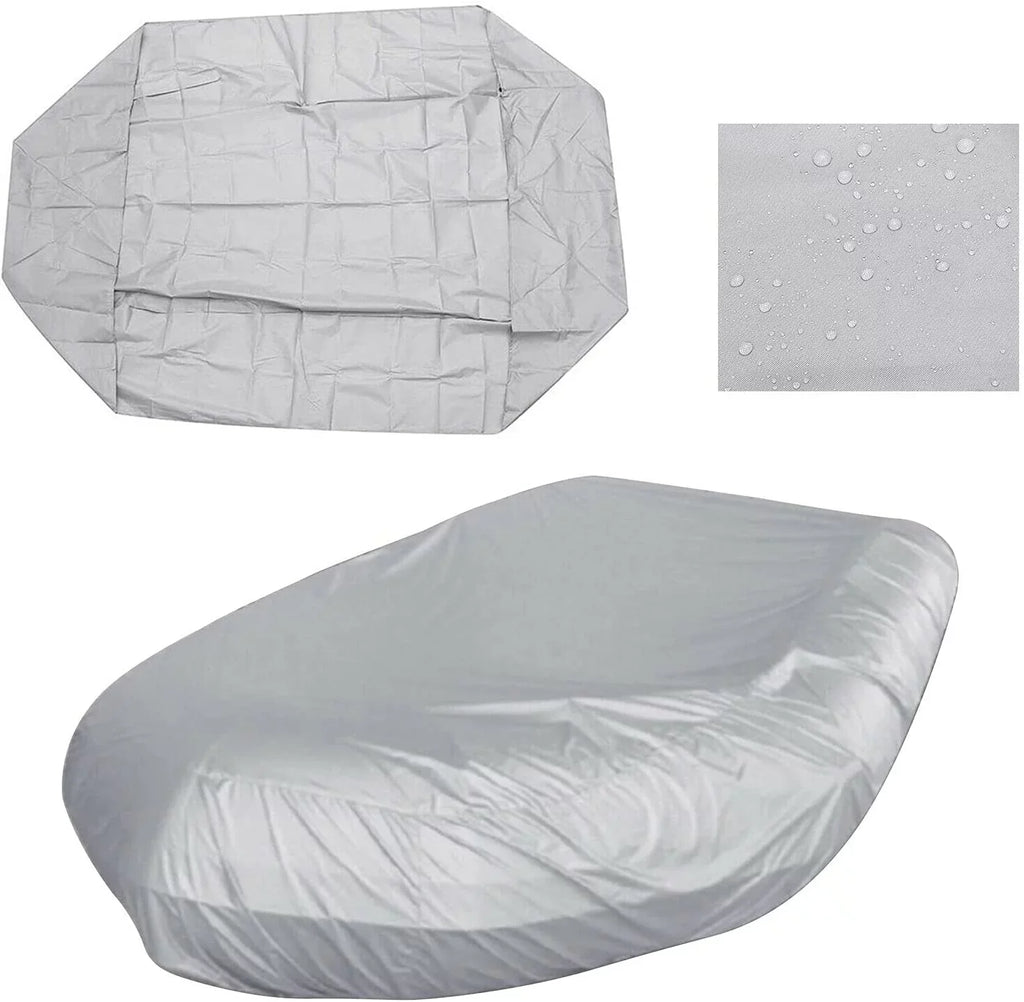 Cover Durable Inflatable Boat Grey Silver Dinghy Dustproof Boat Waterproof Cover