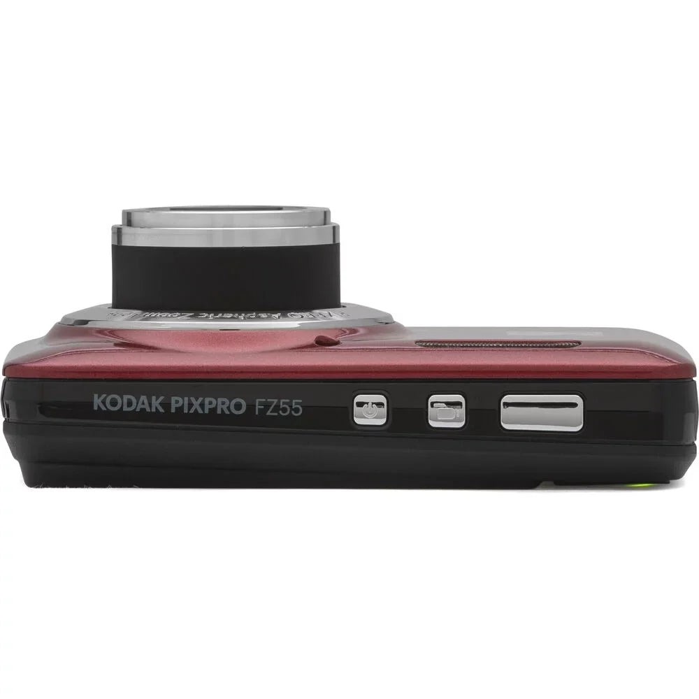 Kodak 1 Tripod PIXPRO FZ55 (Red) Warranty + Digital Yr Spider + Case+ Camera