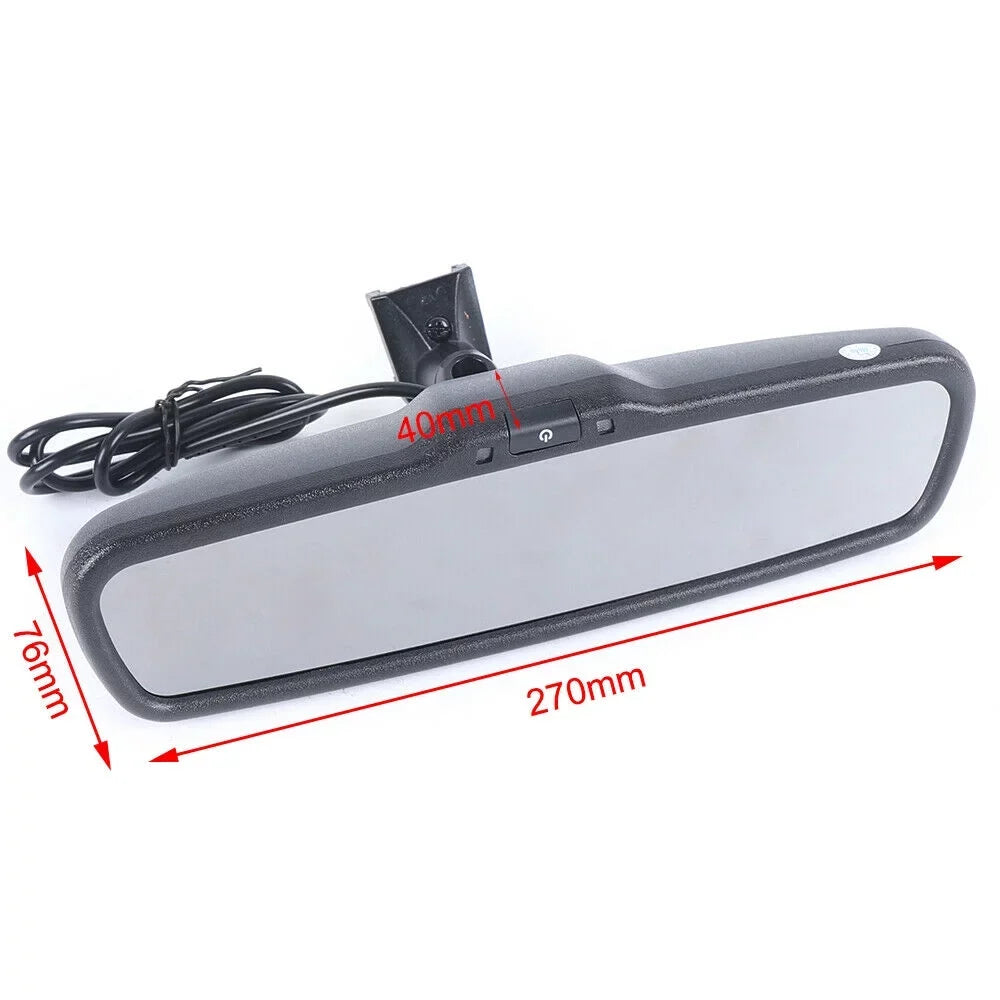 View Camera Parking Reverse For Backup 4.3" LCD 4.3" Backup Bracket Mirror Camera Monitor Mirror TFT For With Monitor Rear +Bracket View Reverse Car Rear Parking