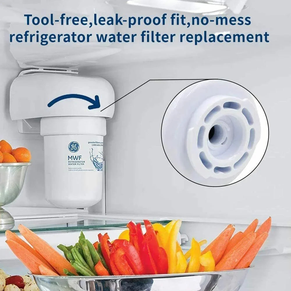 Water 6 MWFP, GWFA SmartWater Filter MWFINT, MWFA,GWF, Replacement Filter Fridge Water MWF, for with ,Compatible PCS Refrigerator MWF