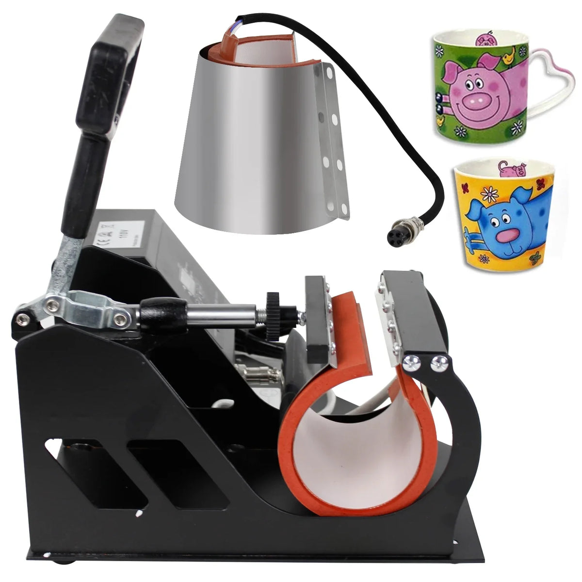 Transfer Coffee in Press 1 Mug Heat ZENSTYLE Cup 2 Digital Sublimation Machine