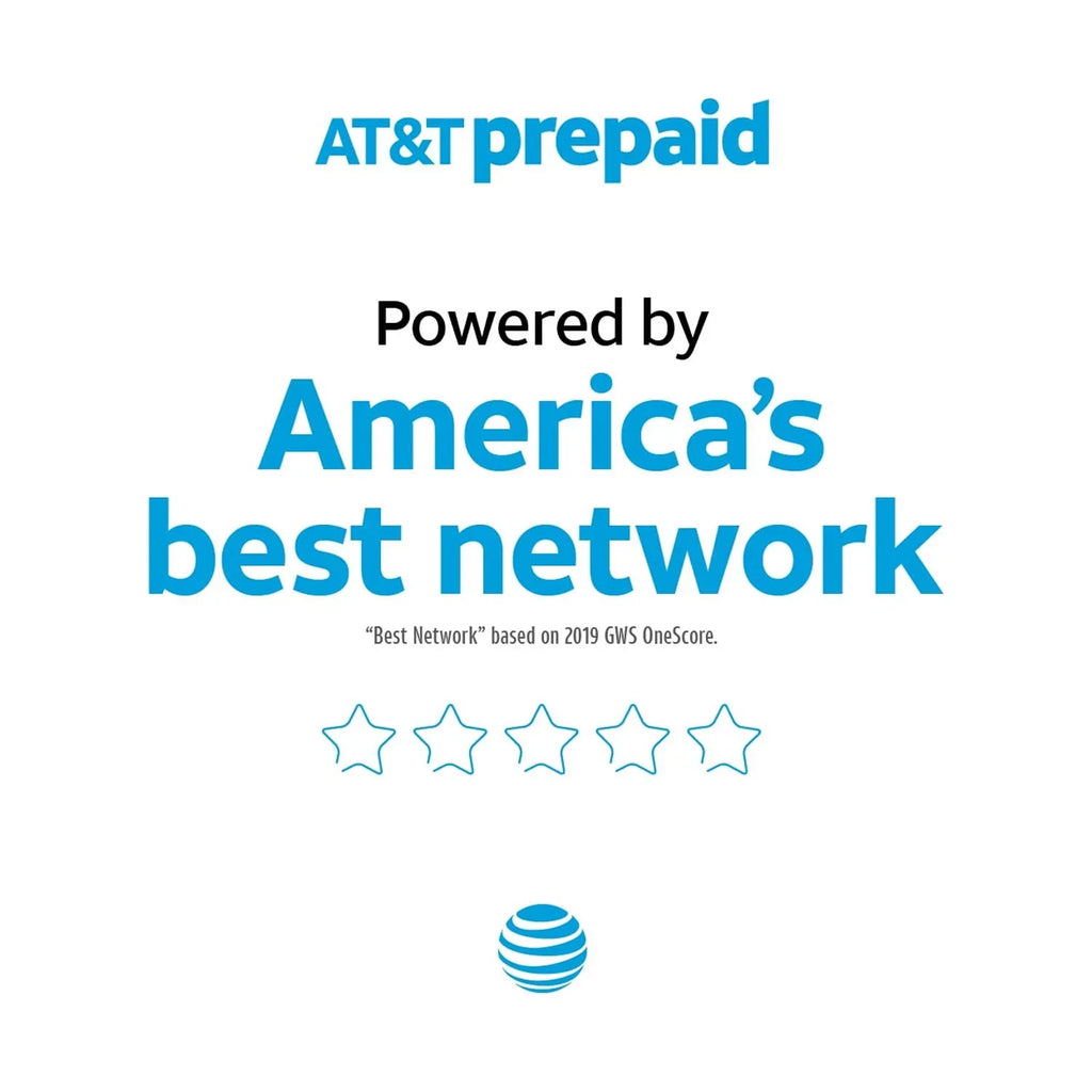 Prepaid 16GB TETRA Prepaid AT&T Alcatel Smartphone,