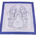 Carre white navy silk ladies Hermes de (Good) HERMES x BRIDES 90 Pre-Owned scarf GALA