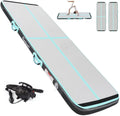 Tumbling Air Mat, FBSPORT Mint Inflatbale Mat, Material Carbon Gymnastic Green 20ft Fiber Track Exercise