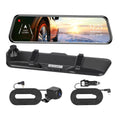 170° DVR Night Monitor Vision, Angle Car Dual Recorder G-Sensor, with Lens Camera Parking 4K Cam HD Dash iMounTEK