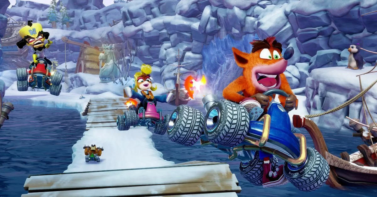 Crash Racing: Activision, 4 Nitro-Fueled, PlayStation Team