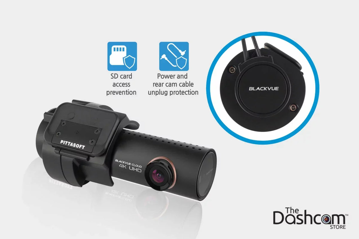 for Dual WiFi Memory Cloud-Capable Card Dashcam and GPS Front DR900S-2CH Vue 4K Lens 16 Rear GB w/
