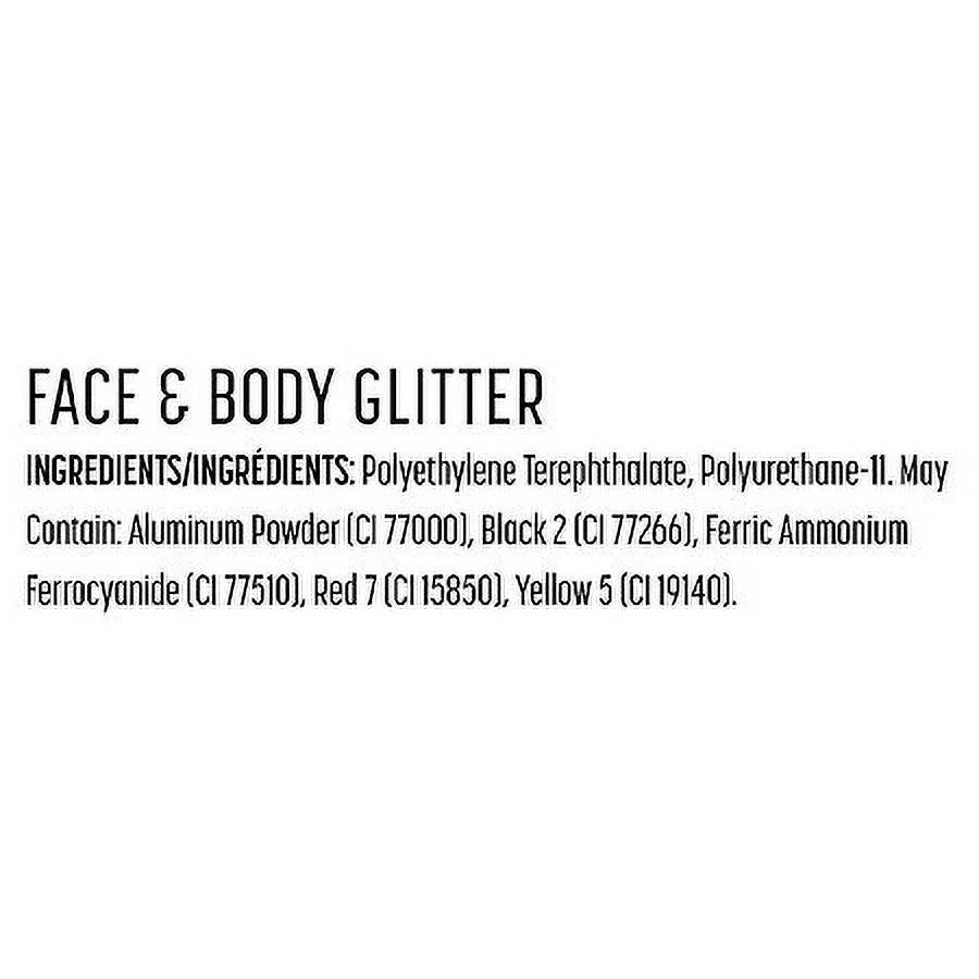 Violet Glitter, of Pack & Face Makeup Body 0.08 2 oz NYX Professional
