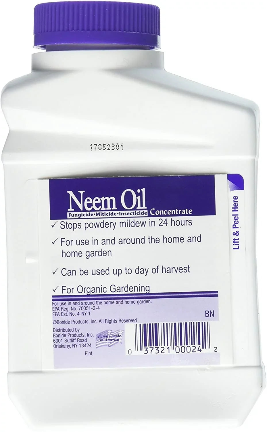 16 Fungicide fl. Concentrate Neem Oil oz. Insecticide Miticide