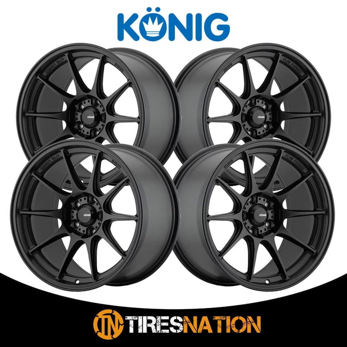 Wheel 17x9 5x100 Dekagram Konig Semi-Matte +40et 57B
