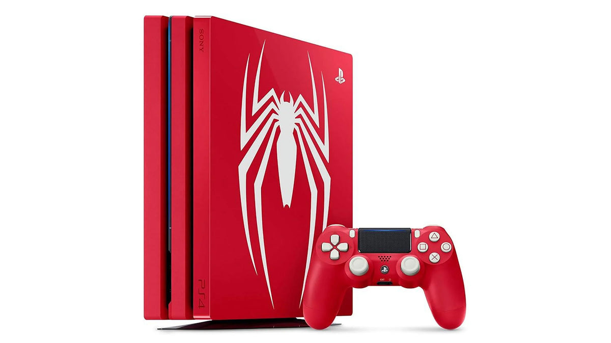Console 4 Restored Edition Spider-Man () Limited - Marvels 1TB [Discontinued] Bundle PlayStation (Refurbished) Pro