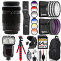 75-300mm Lens+13 & Digital Filter M.Zuiko ED Kit Piece Accessory More- 64GB f/4.8-6.7 II Olympus