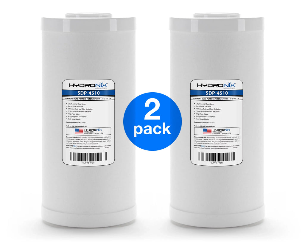 Pack Cartridge Purpose Hydronix 4.5" Radial Dual - 2 Flow 10" x SDP-4510