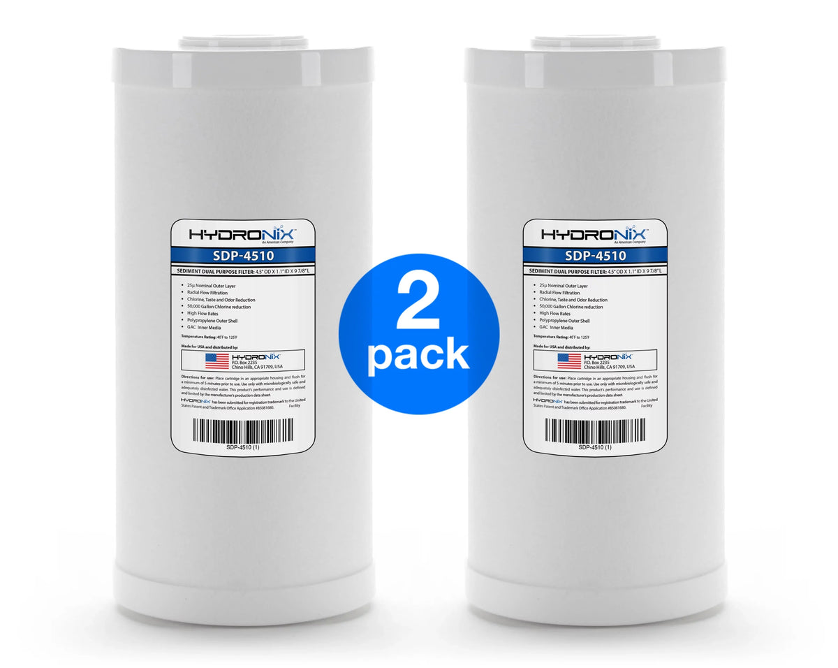 Pack Cartridge Purpose Hydronix 4.5" Radial Dual - 2 Flow 10" x SDP-4510