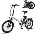 Ebike VARUN Speed 500W for 48V Folding 20MPH Electric Stylish and Lithium 40 Bike 20" Miles - Battery Range Wheels, with