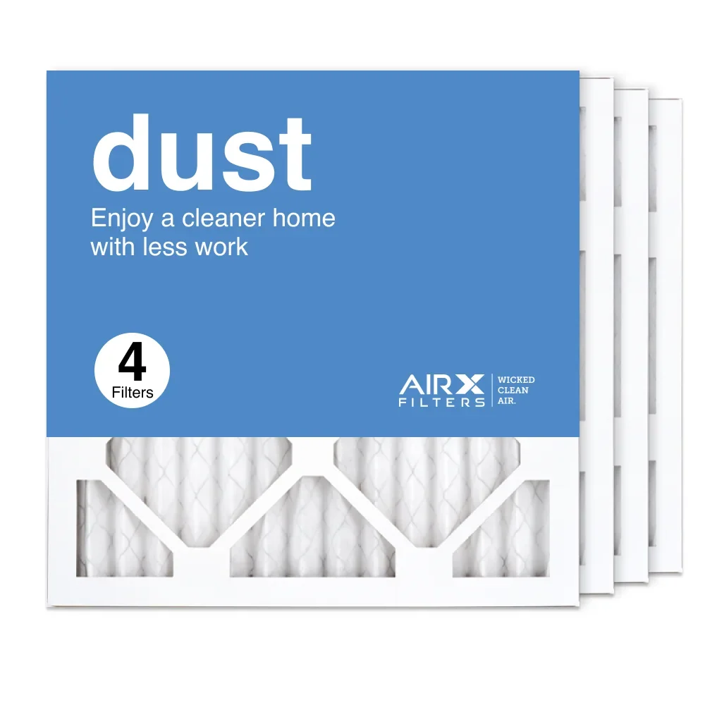 Filter HVAC MERV USA Dust 8 Filters Filter, Pleated 14x14x1 Furnace 4-Pack Air Made AC Air in the AIRx