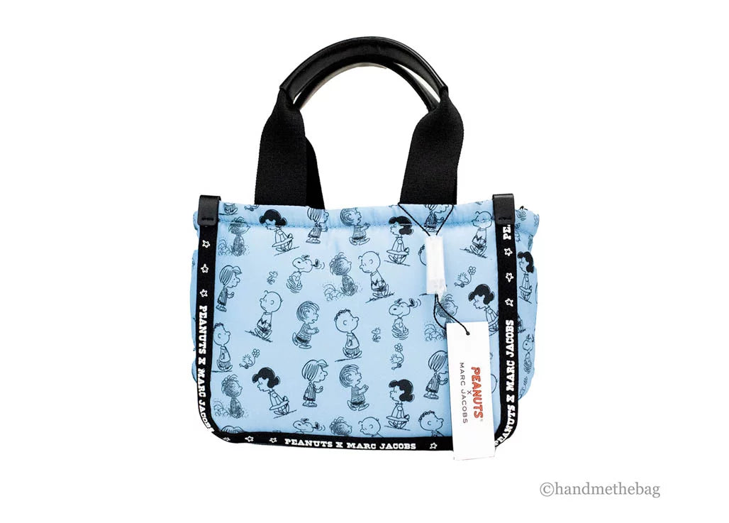 Tote Mini Nylon X Air Marc Purse Handbag Crossbody Puffy Bag Peanuts Jacobs Blue