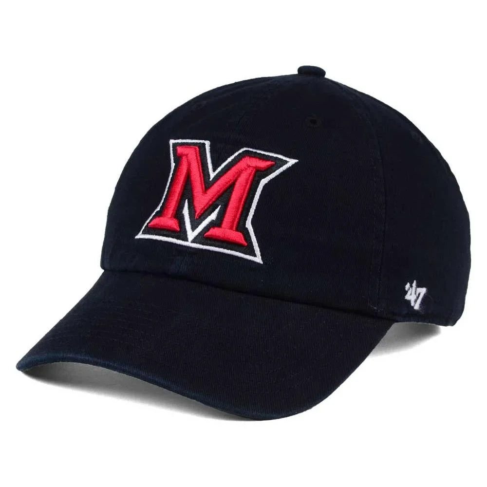 '- Men's Adjustable Hat '47 OSFA Vintage University Clean Up RedHawks Miami