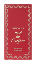 In Toilette Cartier Cartier Spray Eau (Vintage) Must 3.3Oz/100ml De De Box