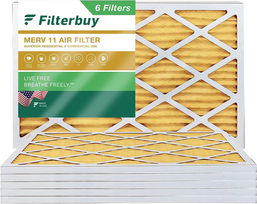 Furnace AC 20x30x1 MERV (6-Pack) Air HVAC Pleated Filterbuy 11 Filters