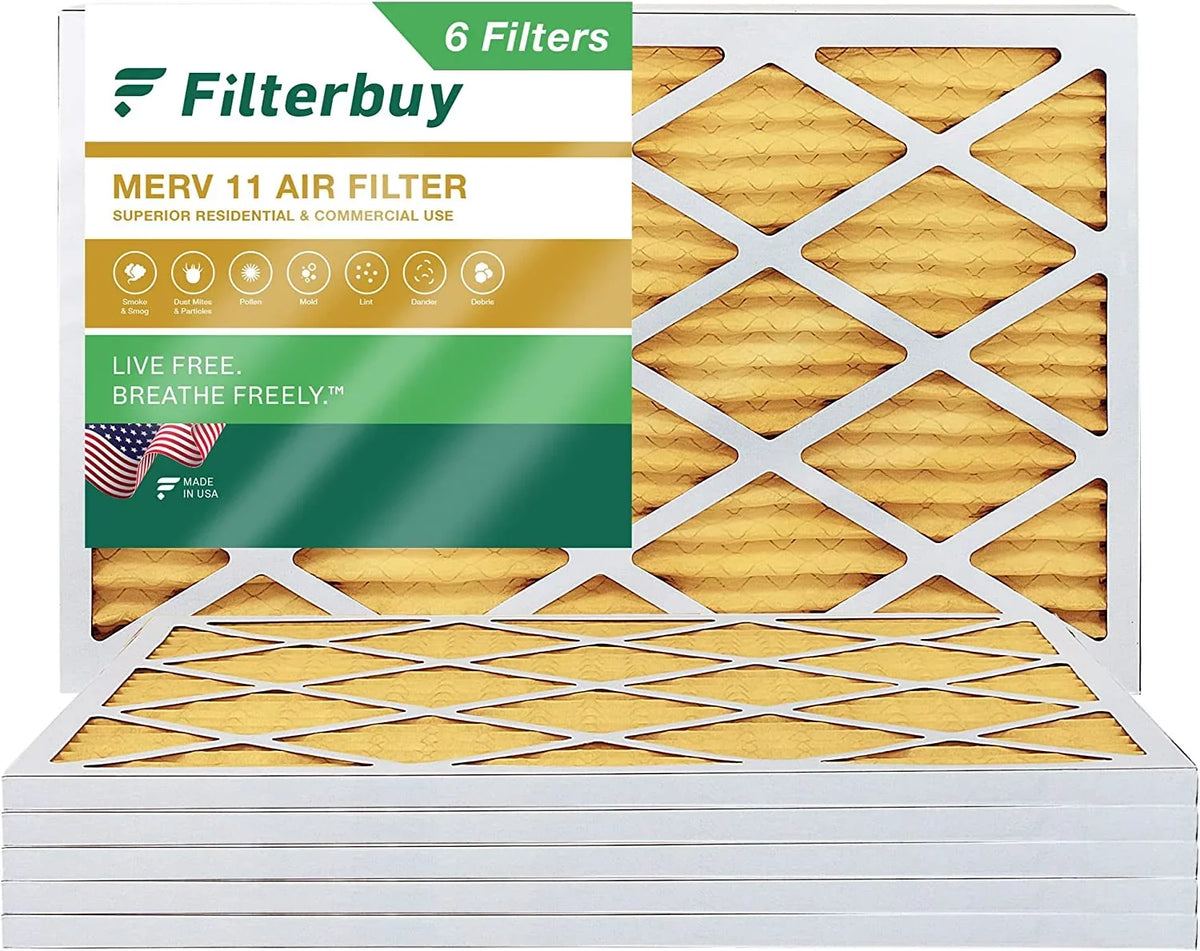 Furnace AC 20x30x1 MERV (6-Pack) Air HVAC Pleated Filterbuy 11 Filters