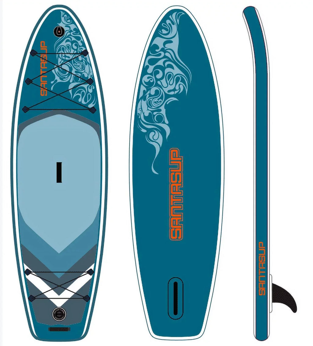 Inflatable Leash, Stand & & Premium Paddling, Paddle, for Board With Non-Slip Youth Deck Adult Bottom Backpack, Paddle Surf Wide SUP Accessories Fin Control, Up for 9.9'x33"x5" Stance,