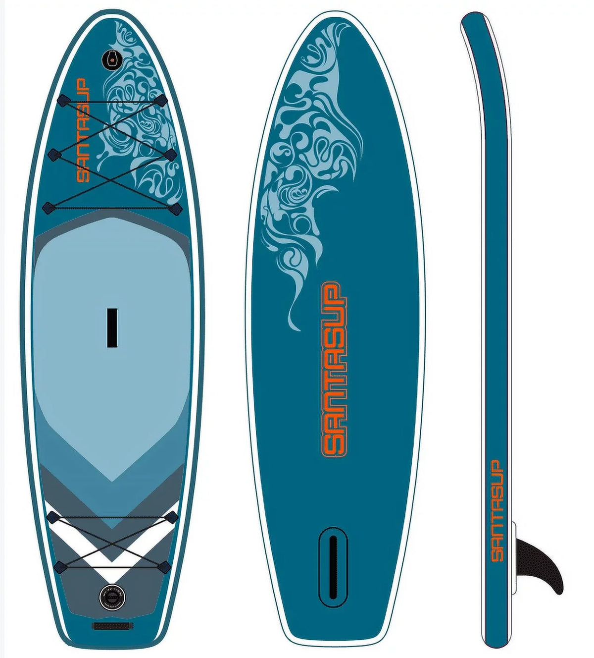 Inflatable Leash, Stand & & Premium Paddling, Paddle, for Board With Non-Slip Youth Deck Adult Bottom Backpack, Paddle Surf Wide SUP Accessories Fin Control, Up for 9.9'x33"x5" Stance,
