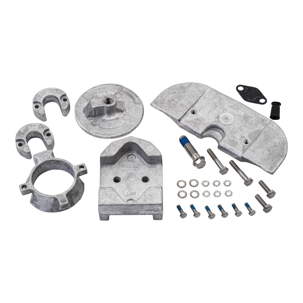One Anode Kit Gen Quicksilver Alpha II 888756Q03 Aluminum