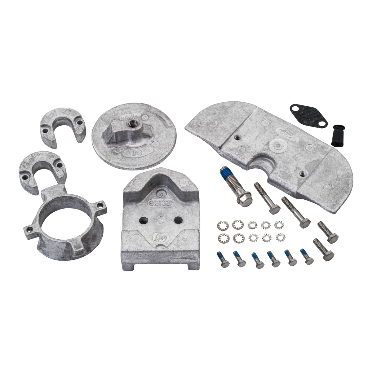 One Anode Kit Gen Quicksilver Alpha II 888756Q03 Aluminum