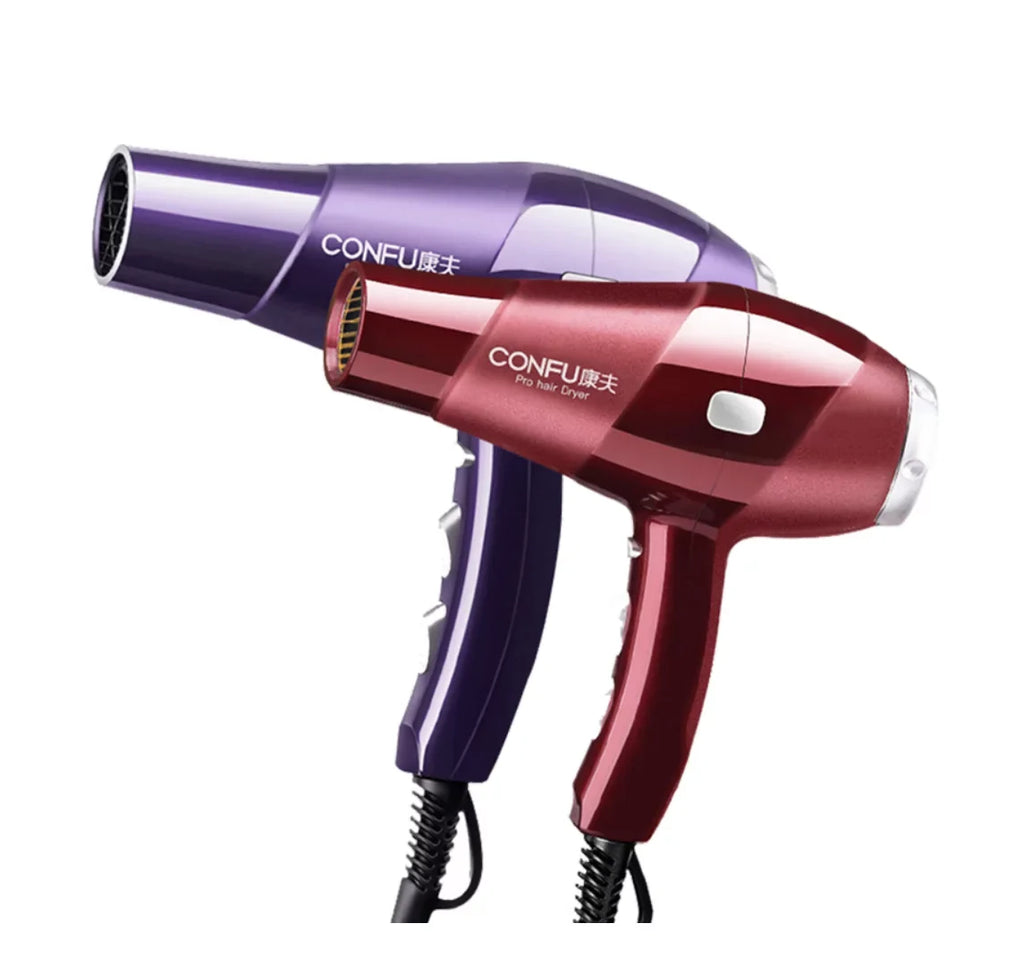 air 2300W hot Concentrator Dryers Button, Hair Ionic Results, Cool Heat Function Dryer, Shinier Shot Women, Power Dryer, Hair 2 Settings, High CONFU for 3 for Speed and cold and Nozzle(Red)
