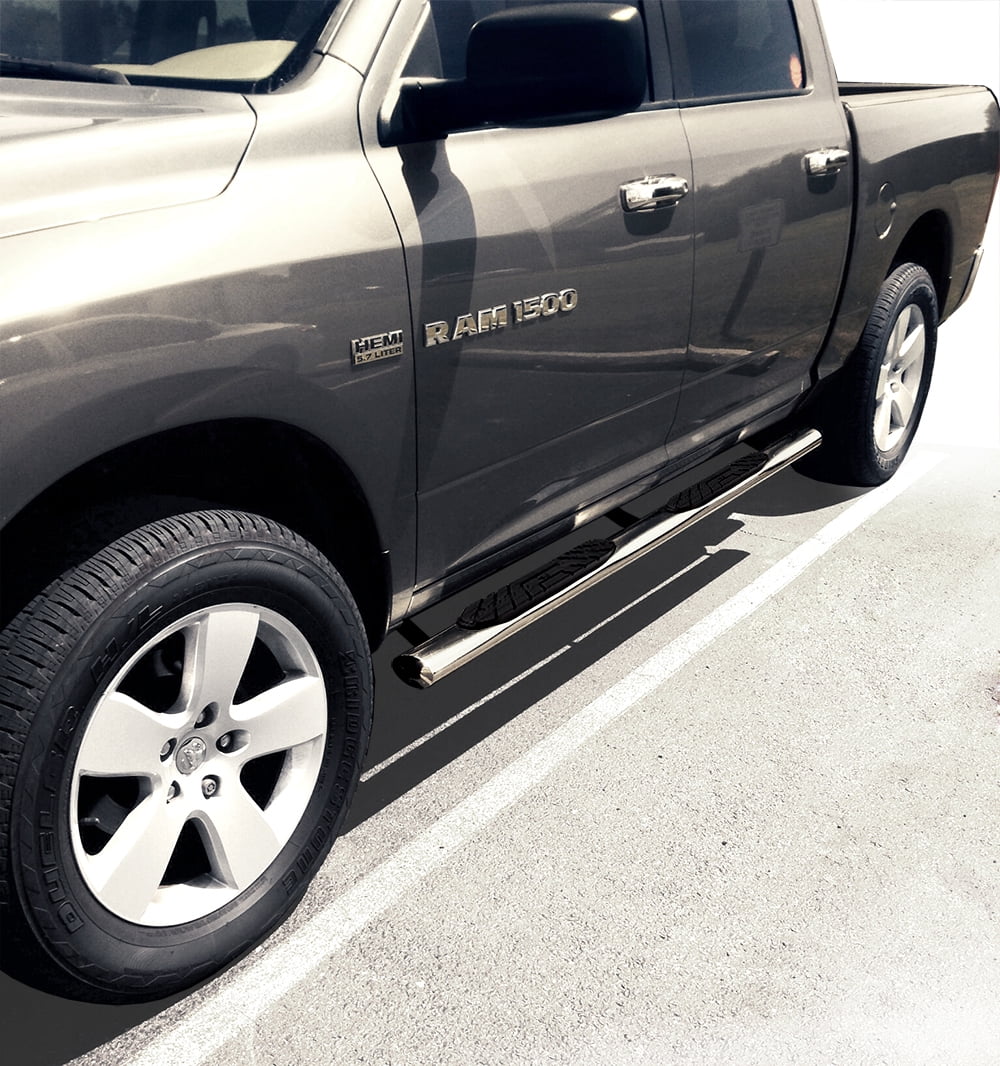 WB2D41127 Side 2500 4" Cab Bars 2010-2024 2019-2024 | 1500; MaxMate 2009-2018 with | Compatible Classic Step Nerf Boards Running Dodge | Crew Ram Rails 3500;