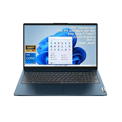 Win 6, 11, | WiFi Laptop, Touchscreen Webcam IdeaPad USB-C, Backlit Graphics, Audio, Dolby i7-1165G7, IPS FHD PCIe RAM Display, 5i Xe SSD) Lenovo Nits Core (12GB Fingerprint, KB, 15.6" Iris 300 512GB