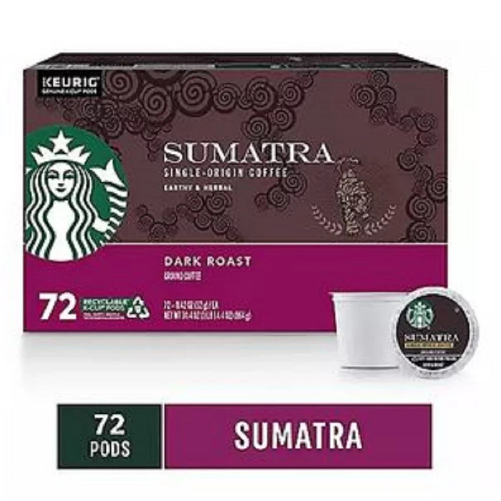 Single-Origin Starbucks (72 K-Cups ct.) Coffee Sumatra