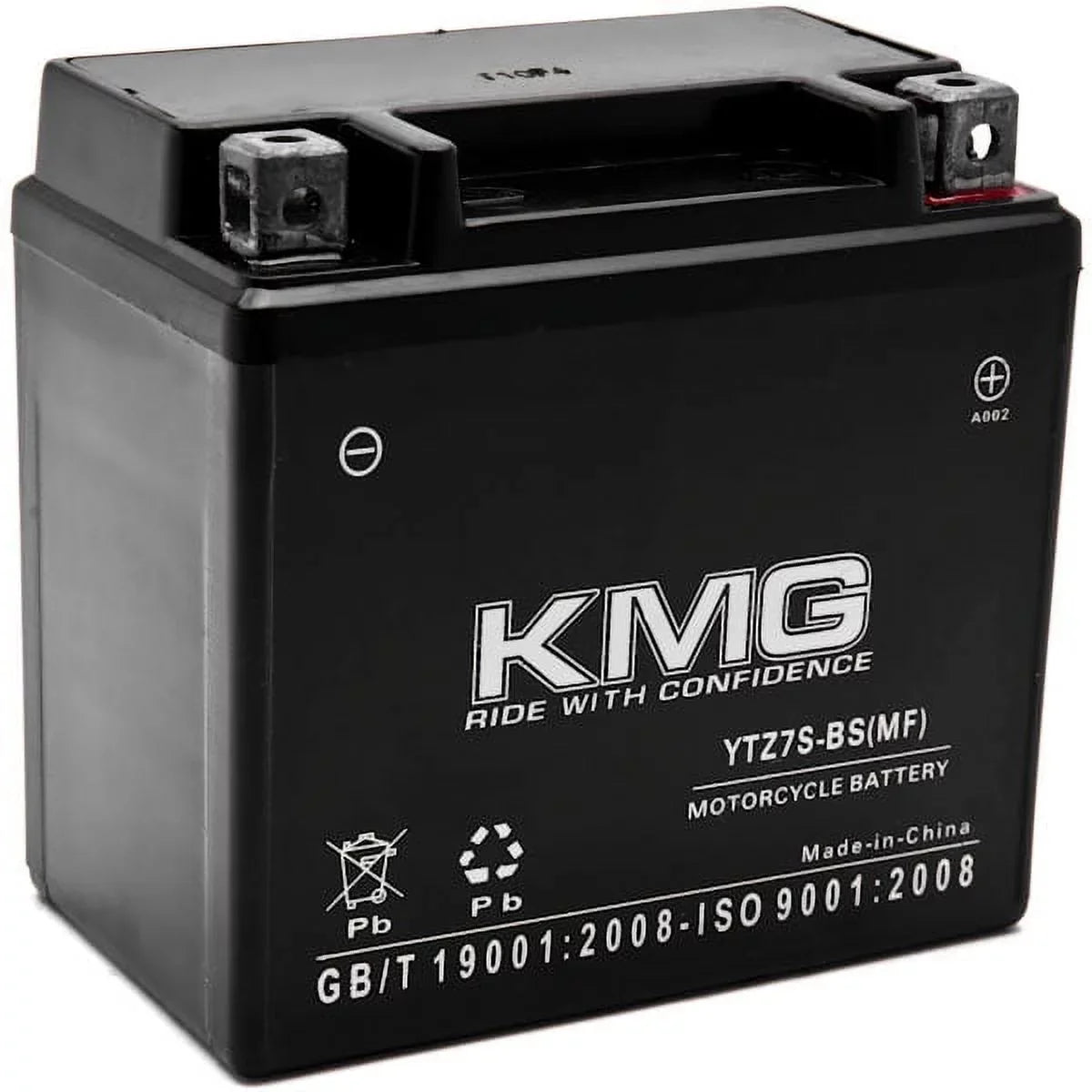 Scooter OEM Snowmobile KMG Free Motorcycle Performance Sealed High Watercraft Powersport Maintenance 12V ATV YTZ7S SMF Battery Replacement