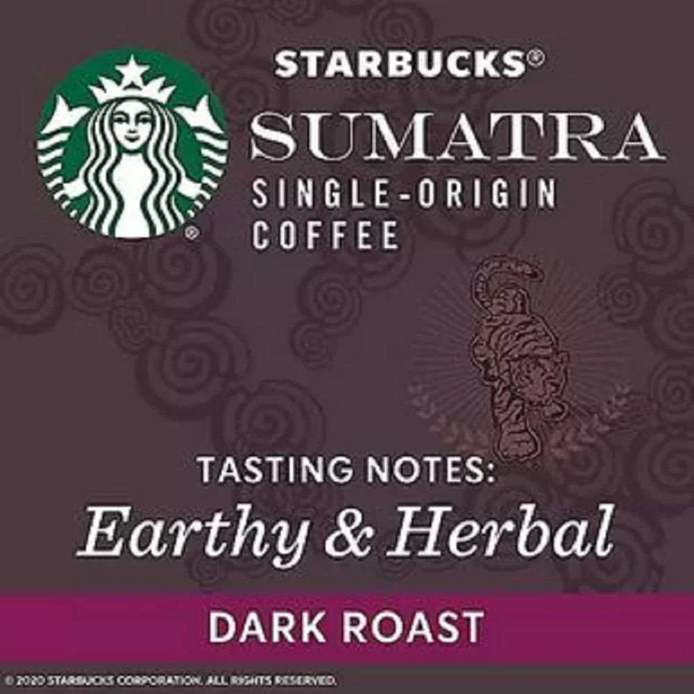 Single-Origin Starbucks (72 K-Cups ct.) Coffee Sumatra