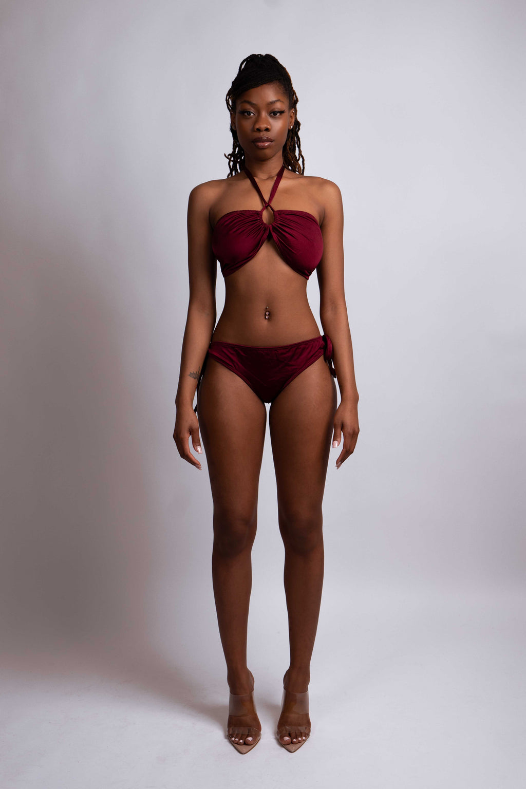 Tween Women's Cutout Bikini for Lolita (Medium) Women, Adult, Top - Bikini Top & Young Red Red Maui Adult, Nadia X