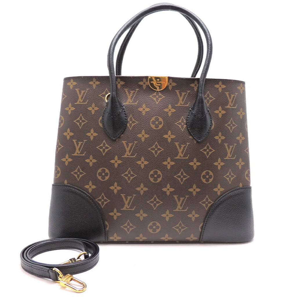 Vuitton Pre-Owned Monogram (Good) Macassar Louis Handbag M41595 Brown Flandrin Ladies