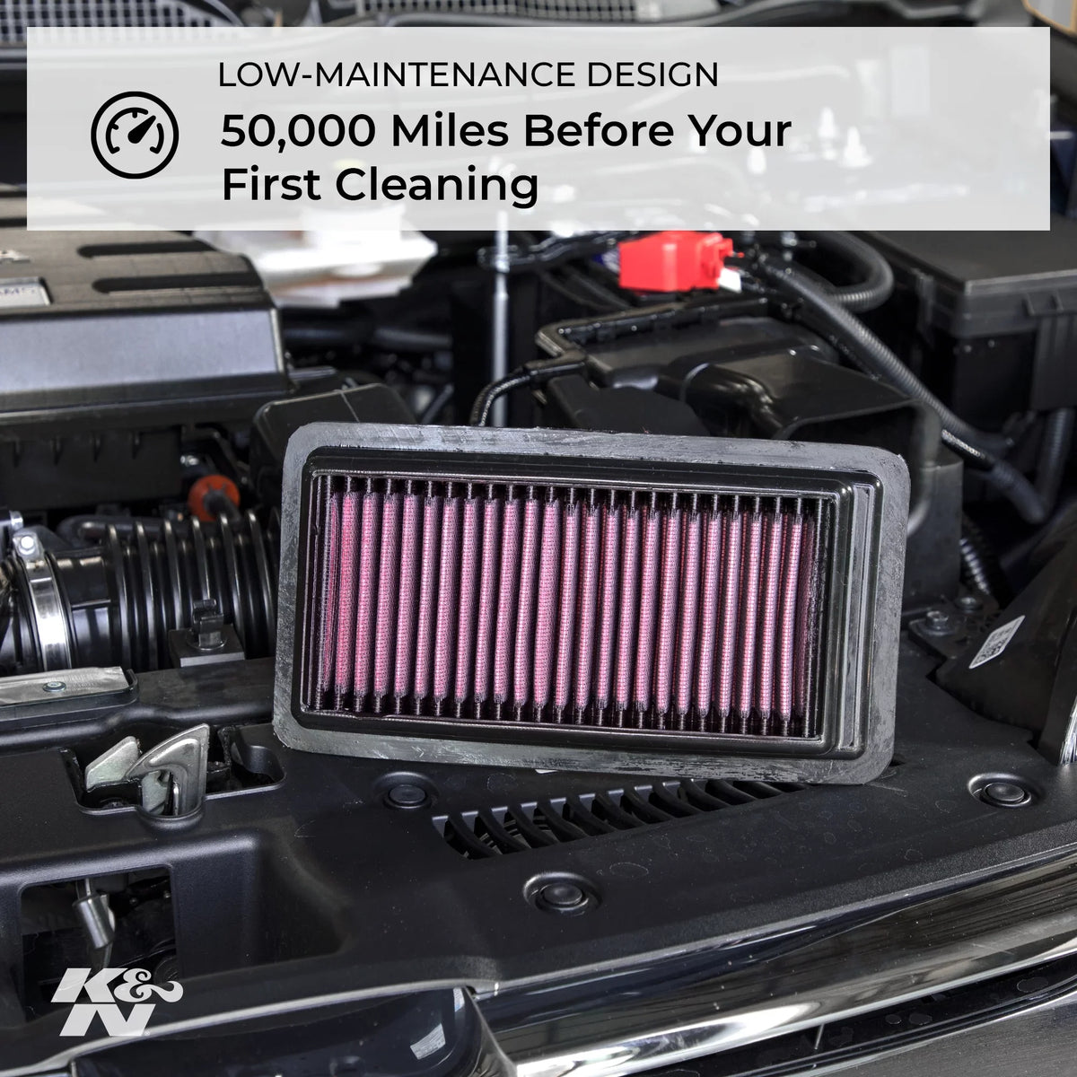 High Filter: Coupe), HYUNDAI 2013-2016 (Genesis Performance, 33-2481 Washable, K&N Replacement Engine Premium, Filter: Air
